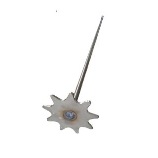 Ruota motrice in Hardox 500 con albero